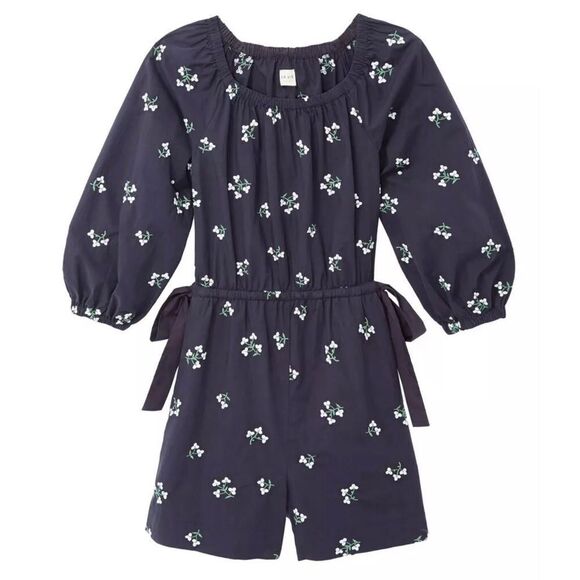 -Rebecca Taylor Lilybud Embroidered Romper NWT - Picture 1 of 12
